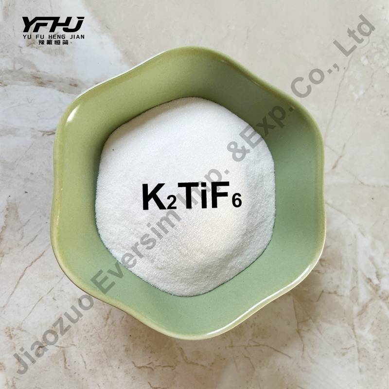 CAS 16919-27-0 Белый порошок калий фтортитаната K2 (TiF6) для стекольной промышленности