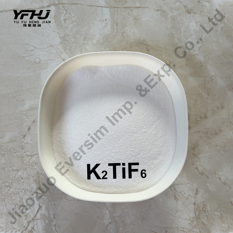 CAS 16919-27-0 Белый порошок калий фтортитаната K2 (TiF6) для стекольной промышленности